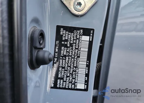 2020 Honda Civic Ex from USA, damaged, VIN SHHFK7H67LU223422